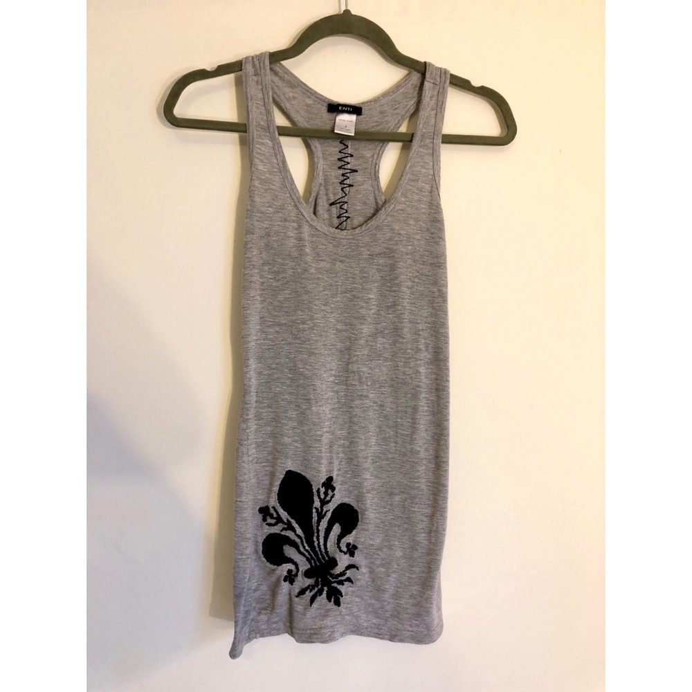 Cotton tank with interesting design
